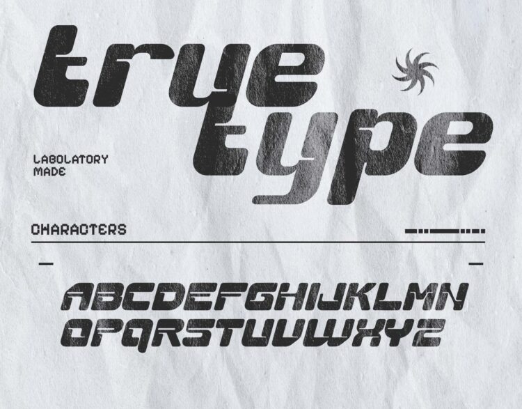 Y2K Typeface