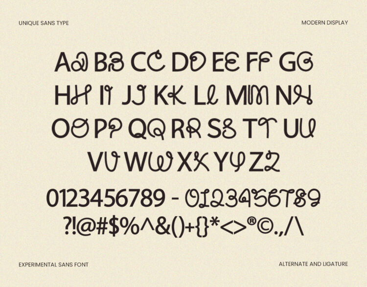 sans playful font