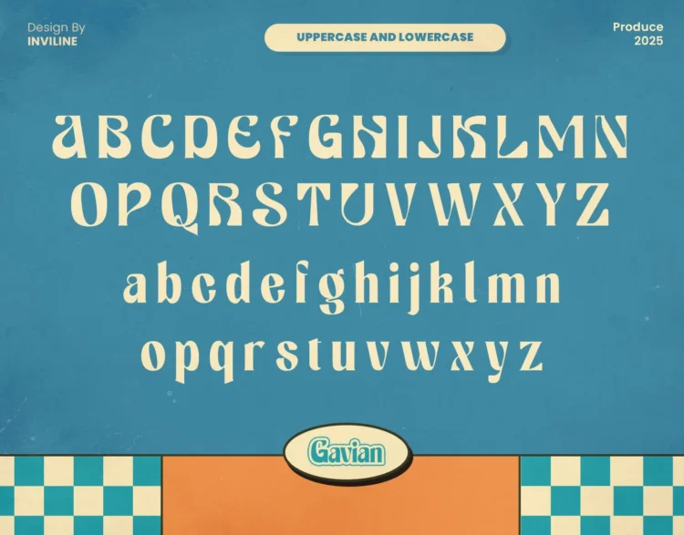 Gavian - Retro Typeface Font - Image 2