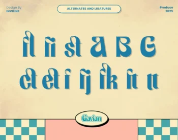 Gavian - Retro Typeface Font - Image 4