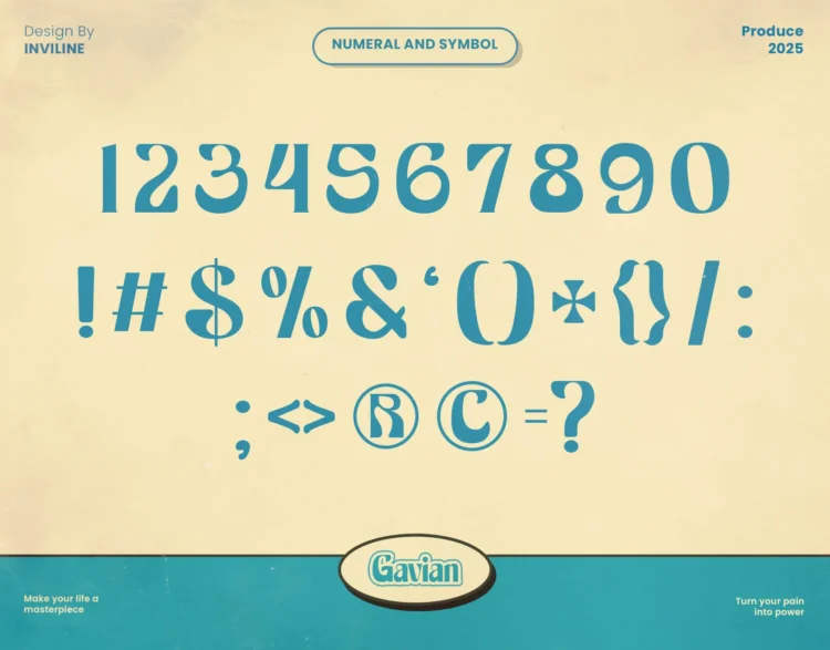 Gavian - Retro Typeface Font - Image 6