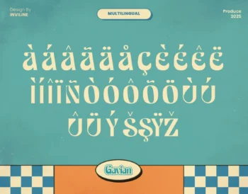 Gavian - Retro Typeface Font - Image 7