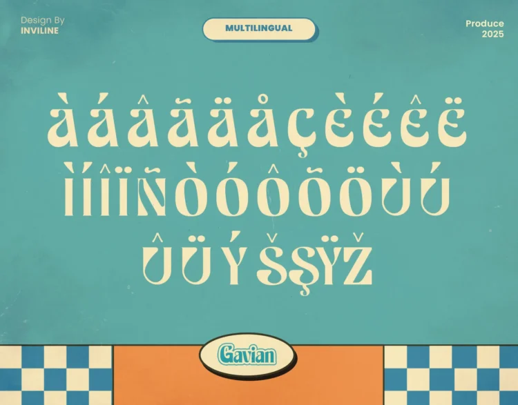 Gavian - Retro Typeface Font - Image 7