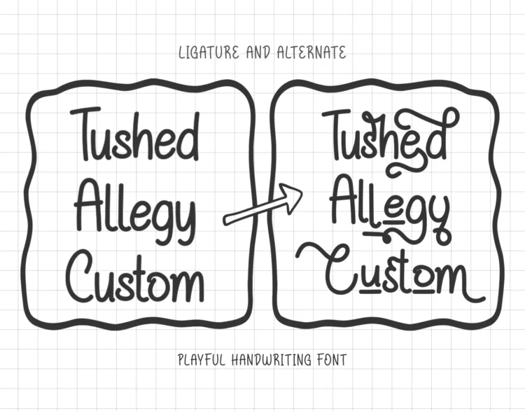 Silly Cuishy - Handwriting Font - Image 5