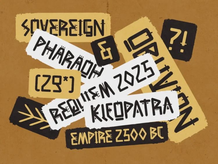 Kleopatra - Ethnic Font - Image 8