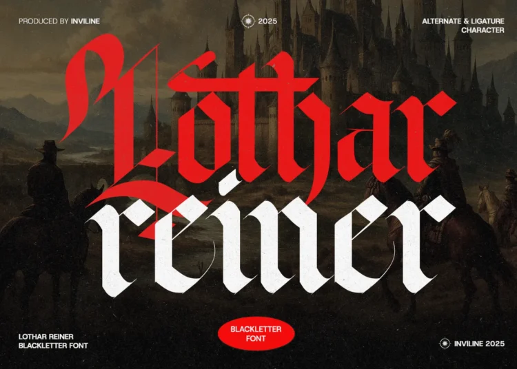 Lothar Reiner - Blackletter Font