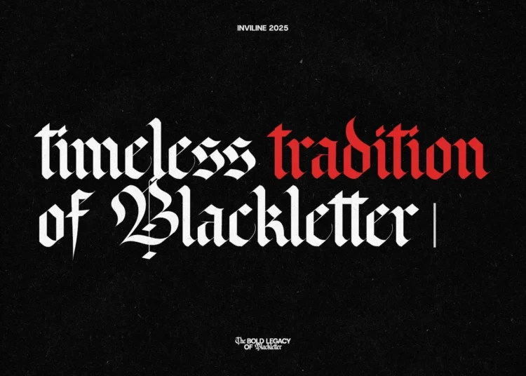 Lothar Reiner - Blackletter Font - Image 8