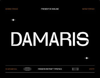 Damaris - Ink Trap Font