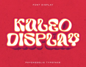 Kaleo - Bold Psychedelic Typeface