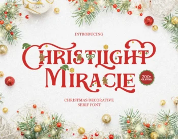 Christlight - Decorative Serif Font