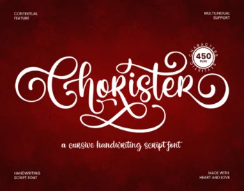 Chorister - Handwriting Script Font