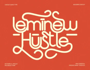 Leminew - Monoline Unique Sans