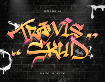 Travis Skud - Graffiti Typeface