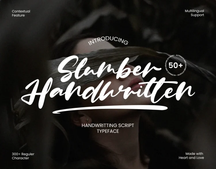 alt="Sample logo design with handwritten font for branding"