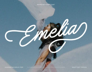 Emelia - Handwriting Font
