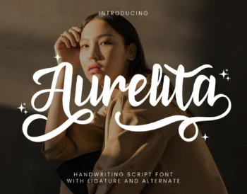 Aurelita - Handwriting Script Font