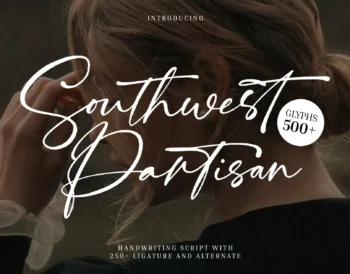 Southwest Partisan - Handwriting Font