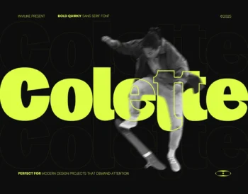 Colette -Bold Quirky Sans Serif Font