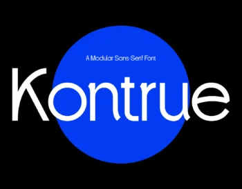 Kontrue - Sans Serif Font