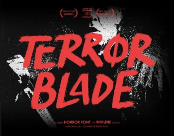 Terror Blade - Brush Horror Font