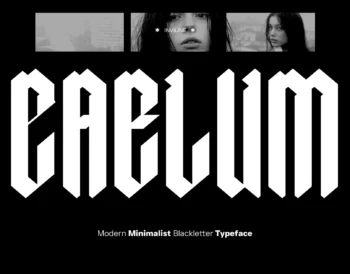 Caelum - Modern Blackletter Font