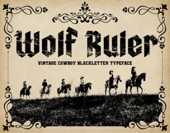 Wolf Ruler - Western Blackletter Font