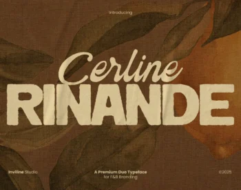 Cerline Rinande - Rough Duo Font