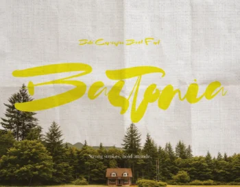 Bostania - Bold Brush Font