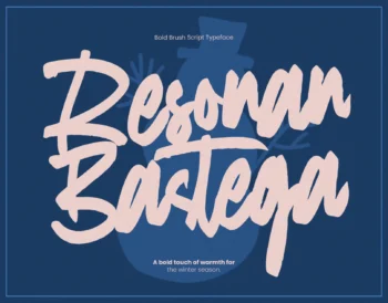 Resonan Bastega - Bold Brush Script