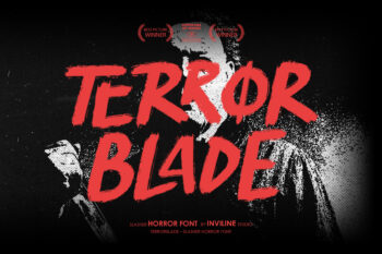 Terror Blade - Brush Horror Font