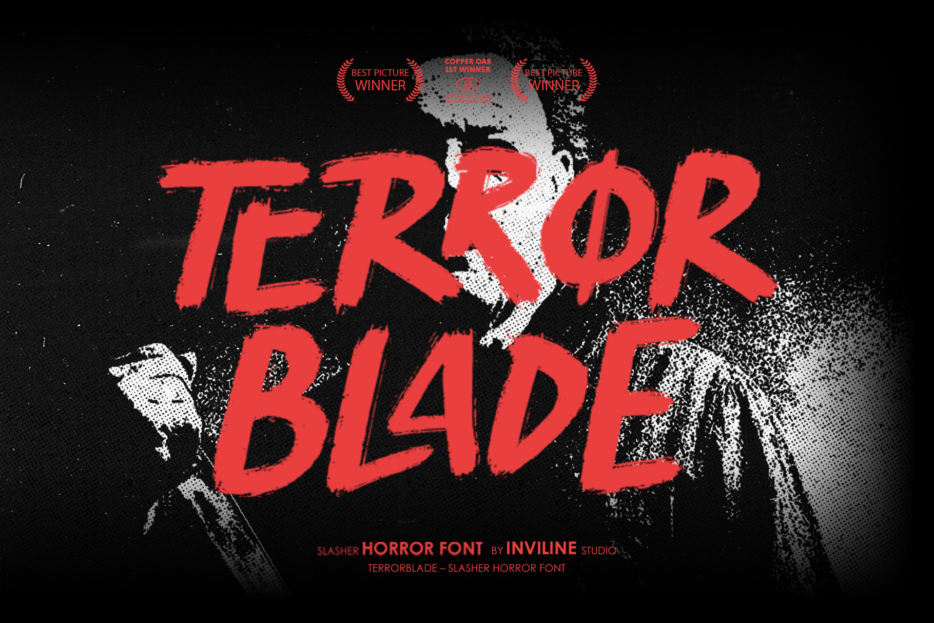 Terror Blade - Brush Horror Font