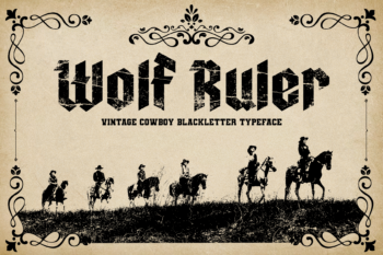 Wolf Ruler - Western Blackletter
