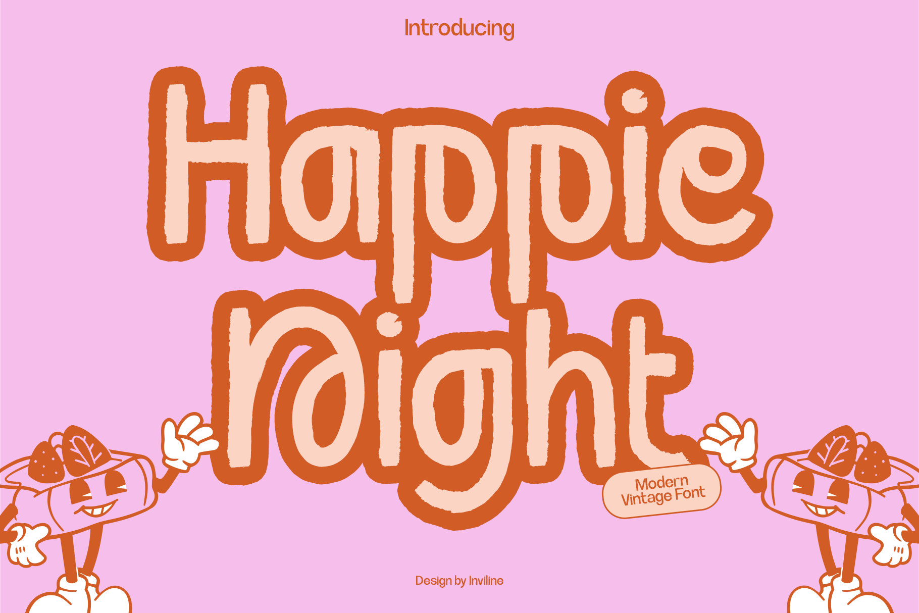 Happie Night - Playful Display Font