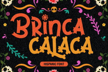 Brinca Calaca - Display Family Font