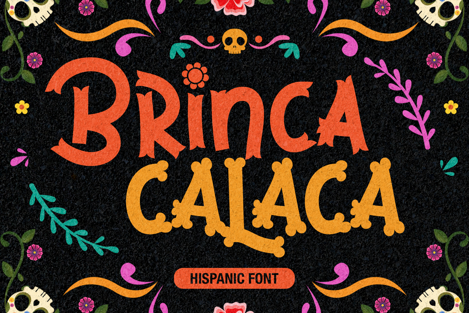 Brinca Calaca - Display Family Font