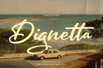 Dignetta - Casual Brush Script