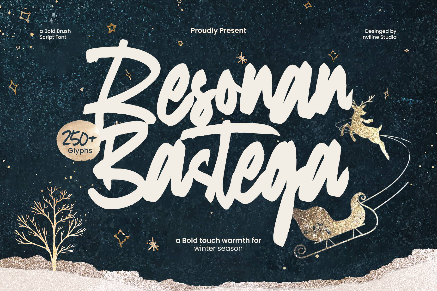 Resonan Bastega - Bold Brush Script