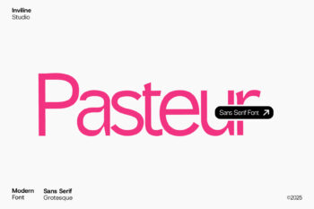 Pasteur – Grotesk Sans Serif Font