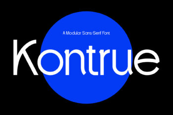 Kontrue - Sans Serif Font