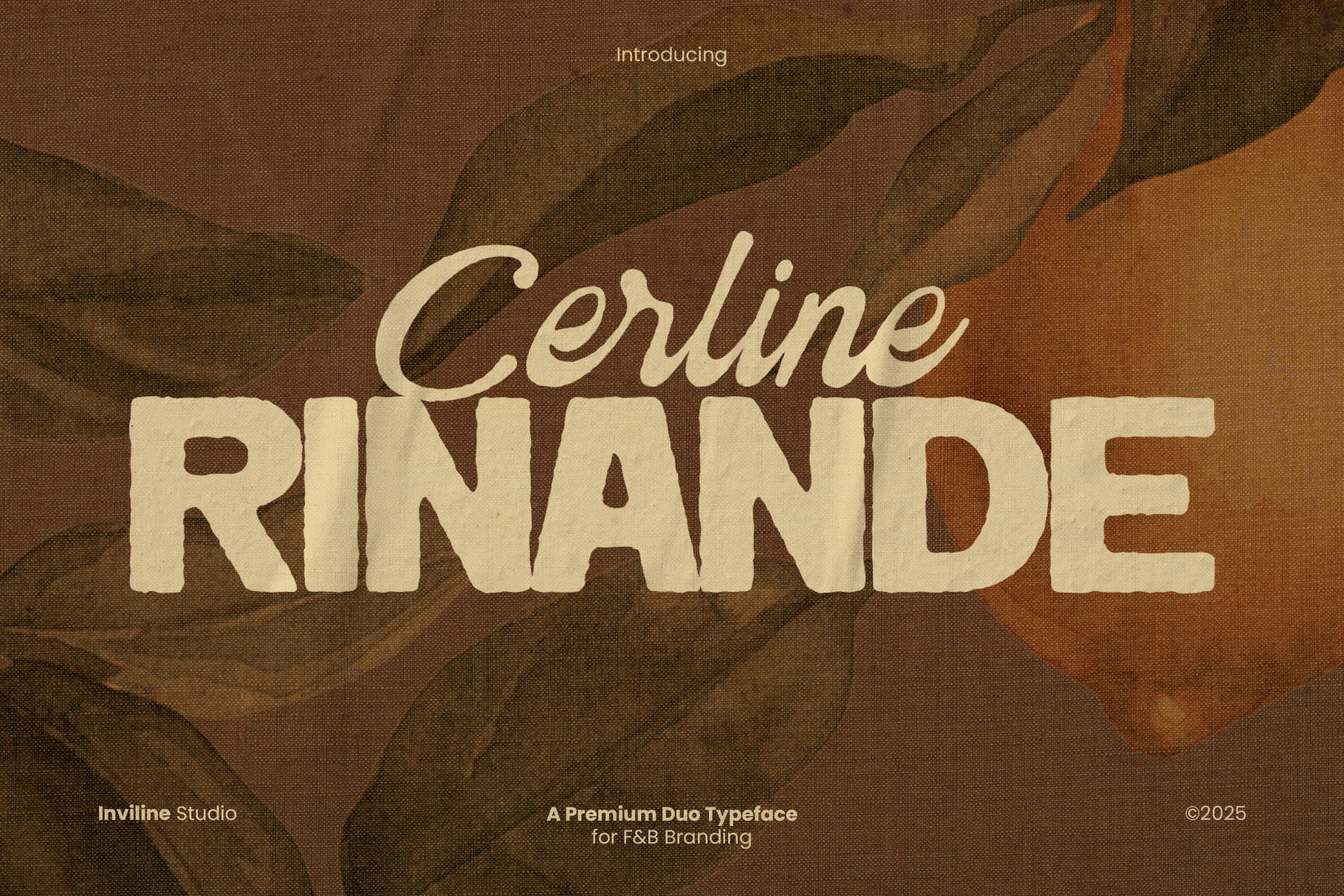 Cerline Rinande – Rough Duo Font