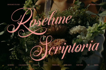 Roselune Scriptoria - Script Font