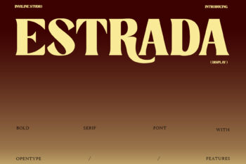 Estrada - Serif Font