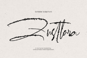 Zusttora - Scribble Script Font