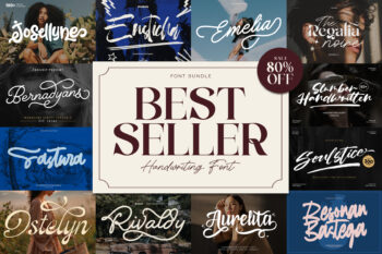 14 Best Selling Handwriting Fonts – 80% OFF
