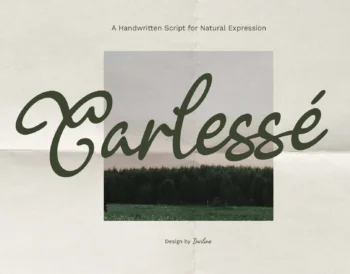 Carlessé – Handwritten Script Font