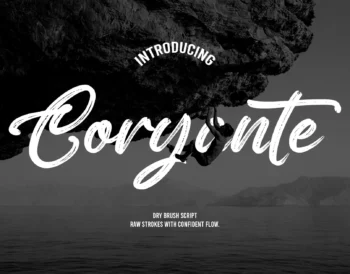 Coryante – Dry Brush Script Font