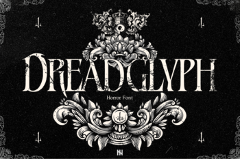 Dreadglyph - Metal Horror Typeface