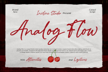 Analog Flow - Casual Brush Script