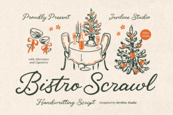 BistroScrawl - Handwriting Script Font