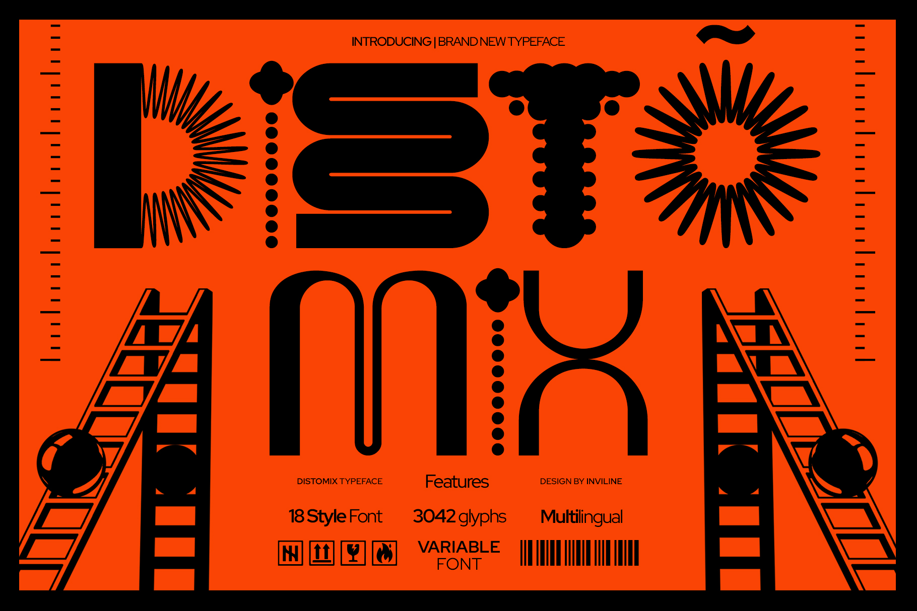 Distomix - Futuristic Variable Font